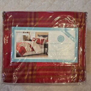 Martha Stewart Flannel Comforter Cover Twin New In Package